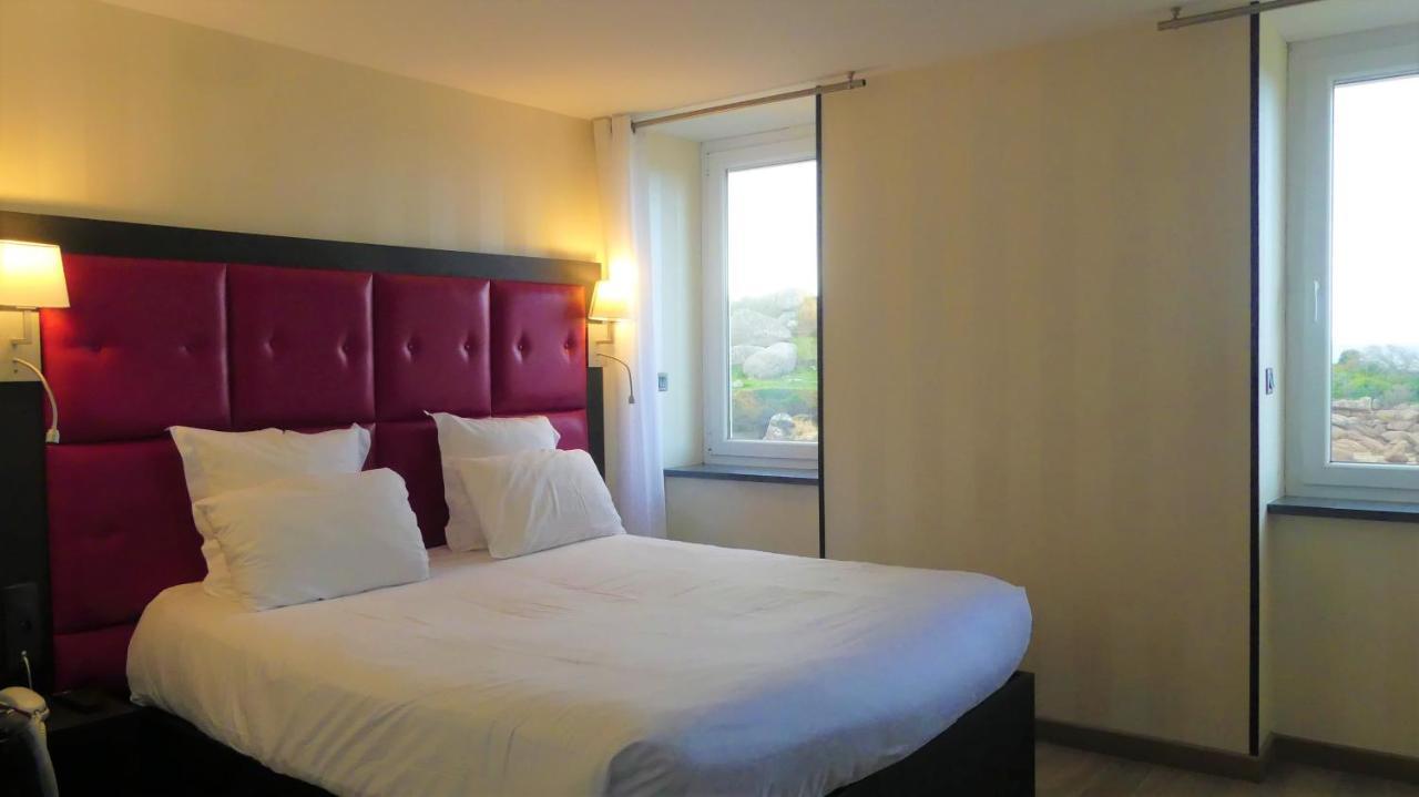 Logis Hotel Saint Guirec Et De La Plage Perros-Guirec Exterior photo
