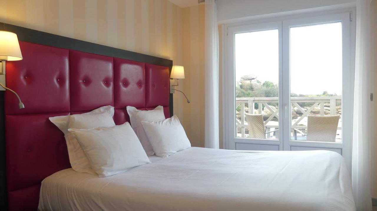 Logis Hotel Saint Guirec Et De La Plage Perros-Guirec Exterior photo