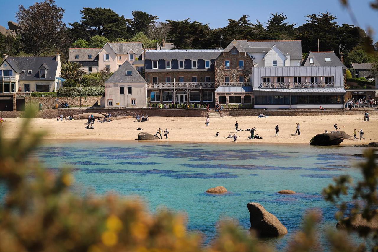 Logis Hotel Saint Guirec Et De La Plage Perros-Guirec Exterior photo