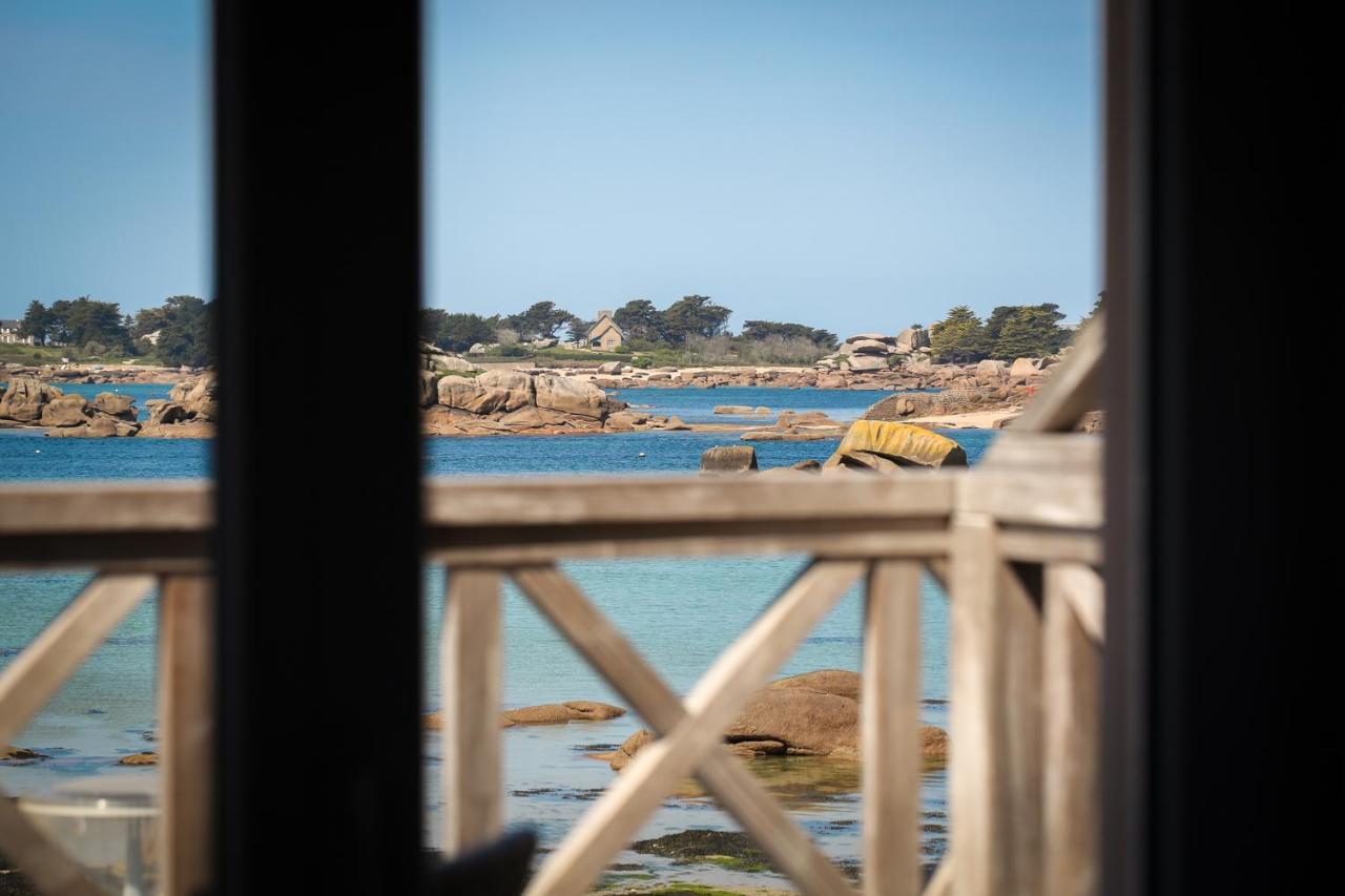 Logis Hotel Saint Guirec Et De La Plage Perros-Guirec Exterior photo