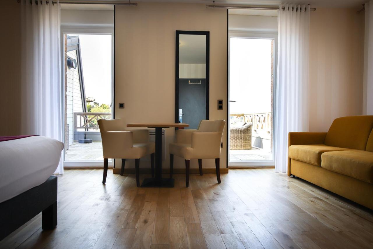 Logis Hotel Saint Guirec Et De La Plage Perros-Guirec Exterior photo