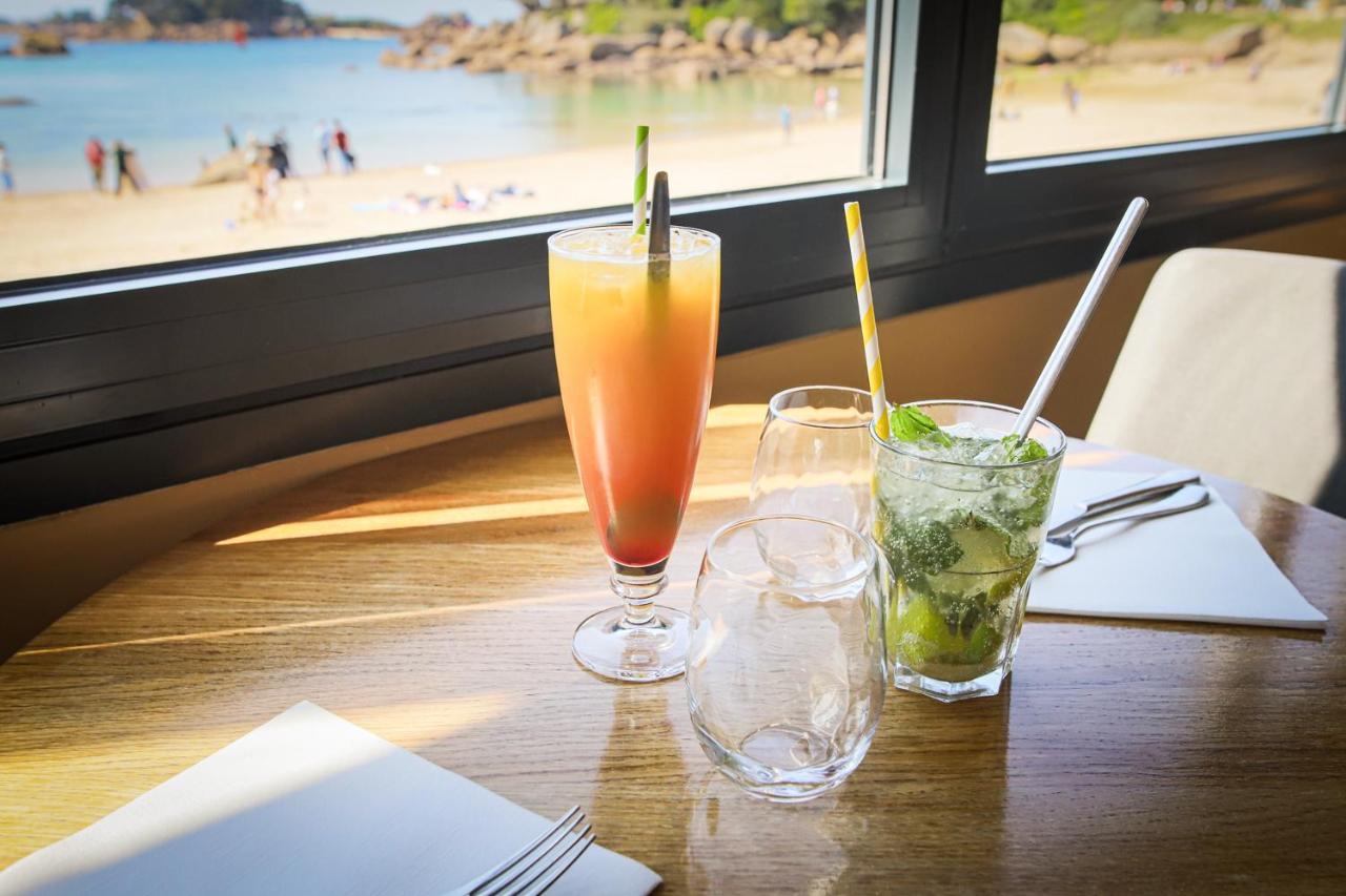 Logis Hotel Saint Guirec Et De La Plage Perros-Guirec Exterior photo