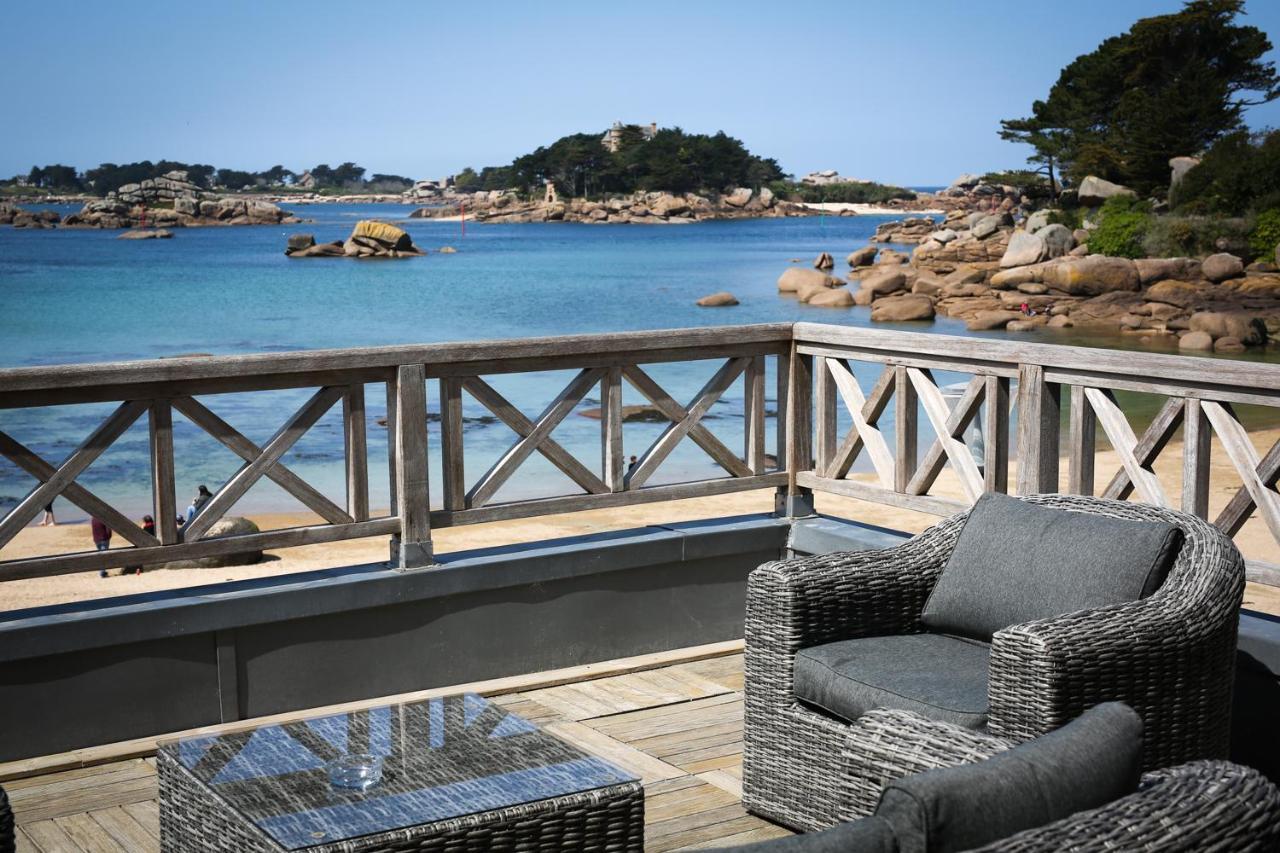Logis Hotel Saint Guirec Et De La Plage Perros-Guirec Exterior photo