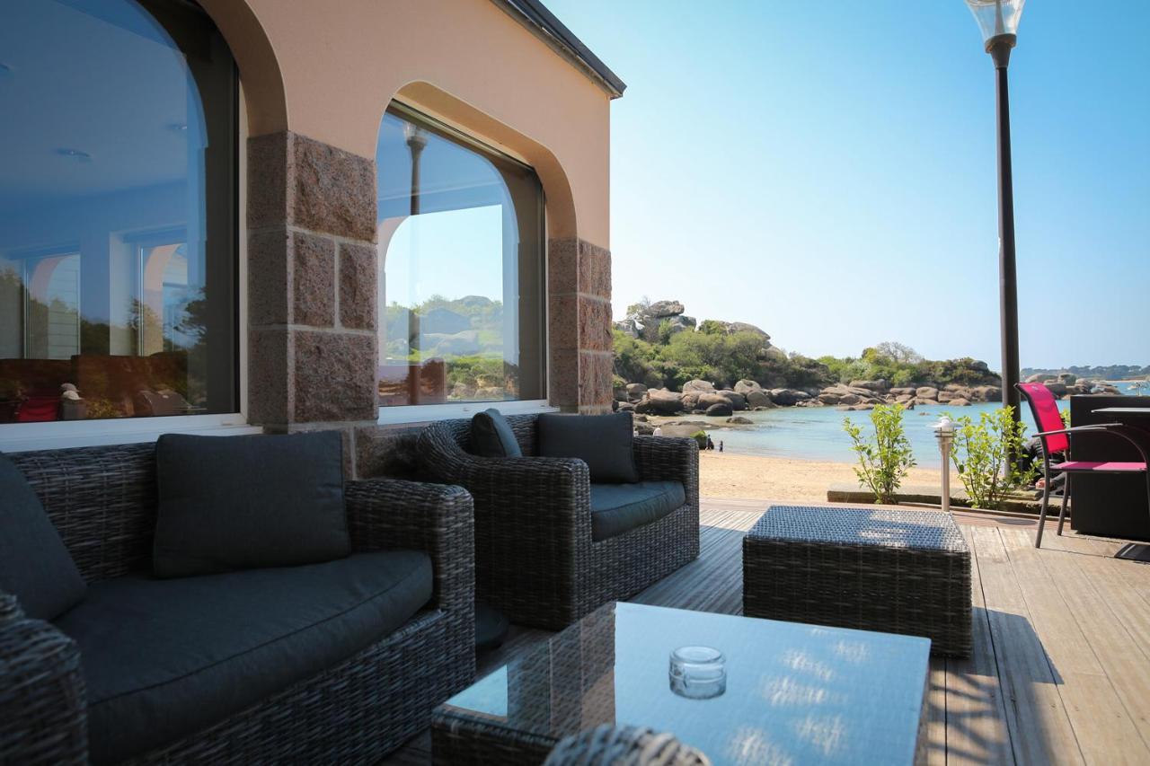 Logis Hotel Saint Guirec Et De La Plage Perros-Guirec Exterior photo