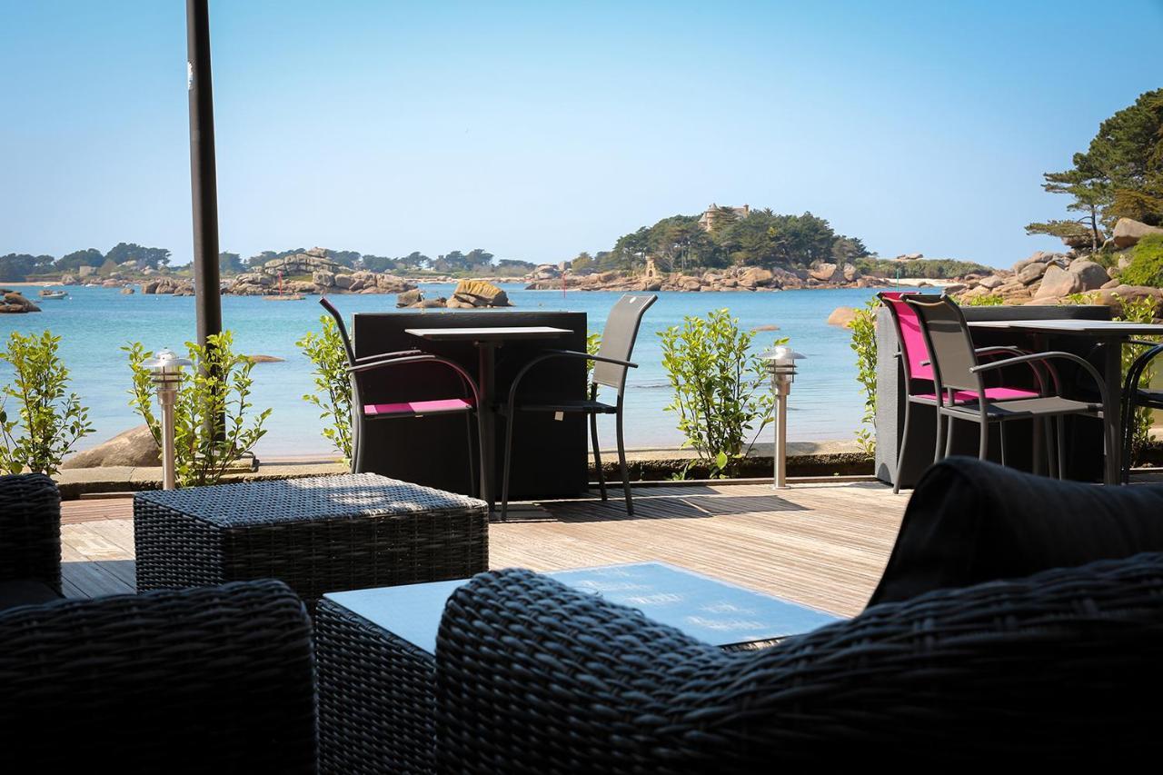 Logis Hotel Saint Guirec Et De La Plage Perros-Guirec Exterior photo