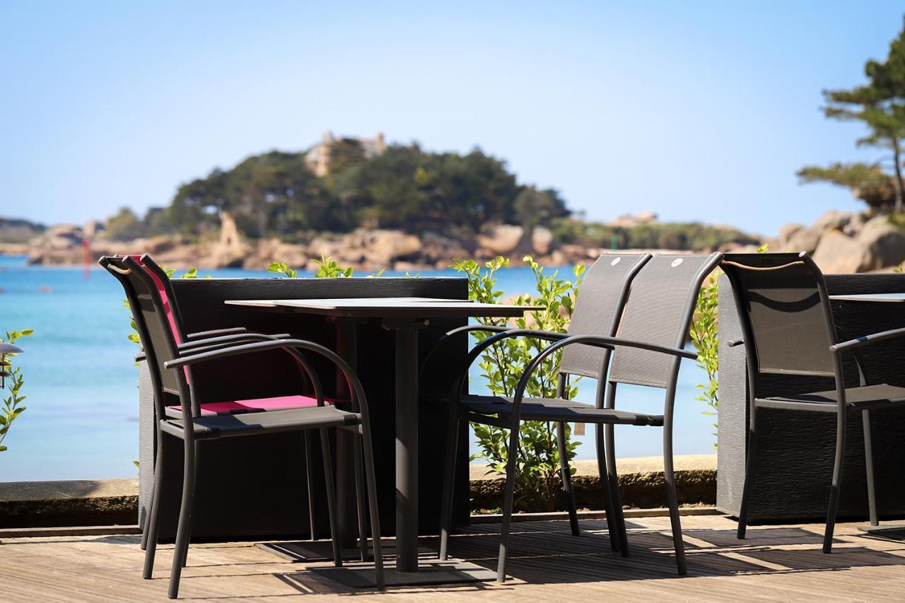 Logis Hotel Saint Guirec Et De La Plage Perros-Guirec Exterior photo