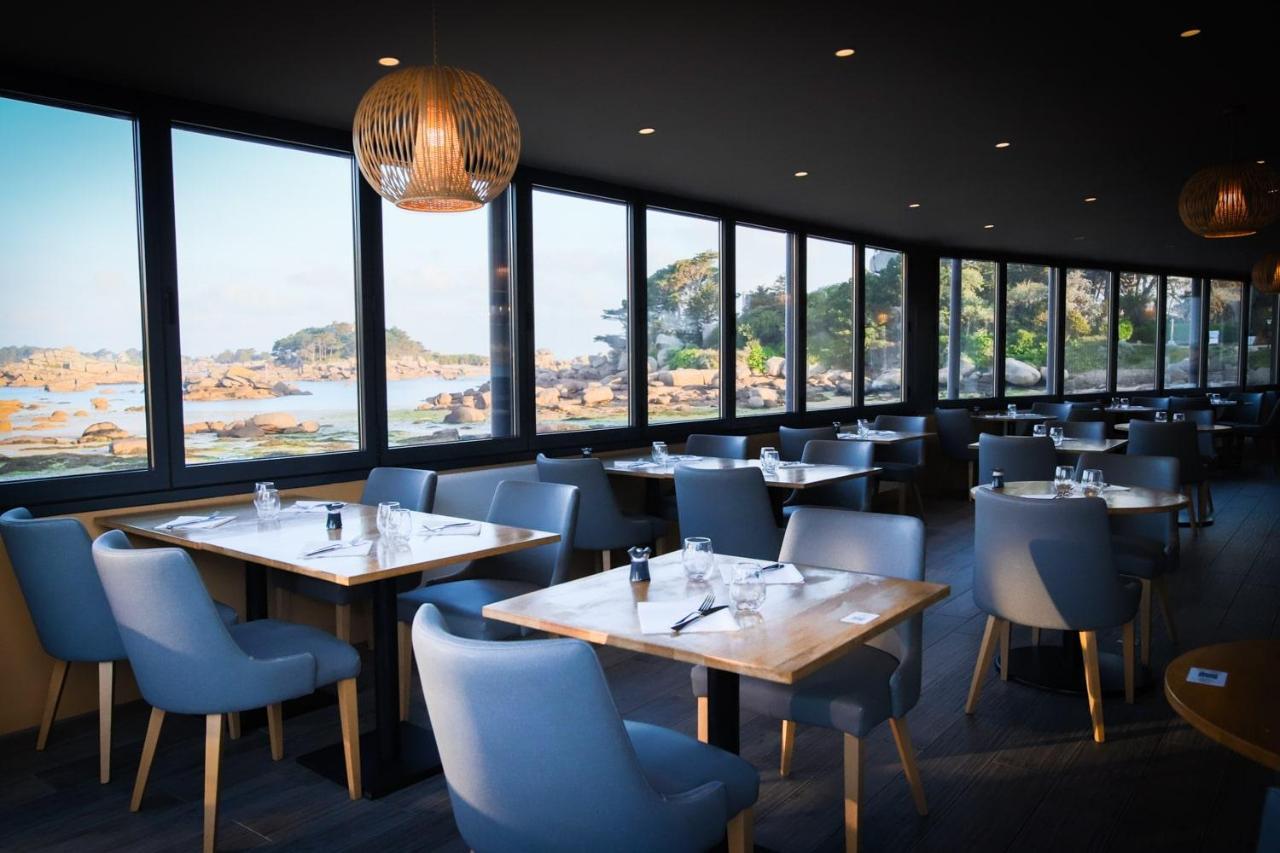 Logis Hotel Saint Guirec Et De La Plage Perros-Guirec Exterior photo