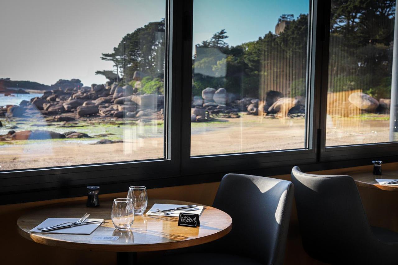 Logis Hotel Saint Guirec Et De La Plage Perros-Guirec Exterior photo