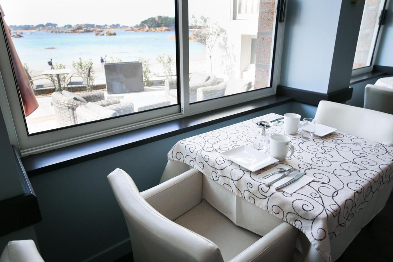 Logis Hotel Saint Guirec Et De La Plage Perros-Guirec Exterior photo