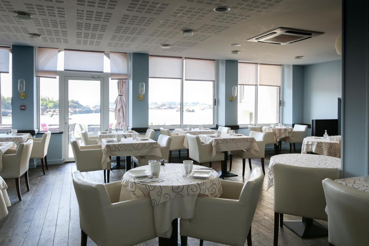 Logis Hotel Saint Guirec Et De La Plage Perros-Guirec Exterior photo
