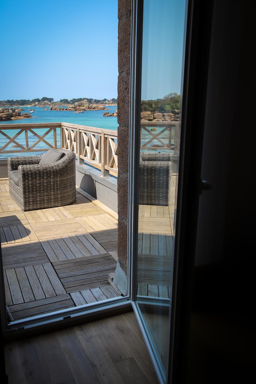 Logis Hotel Saint Guirec Et De La Plage Perros-Guirec Exterior photo