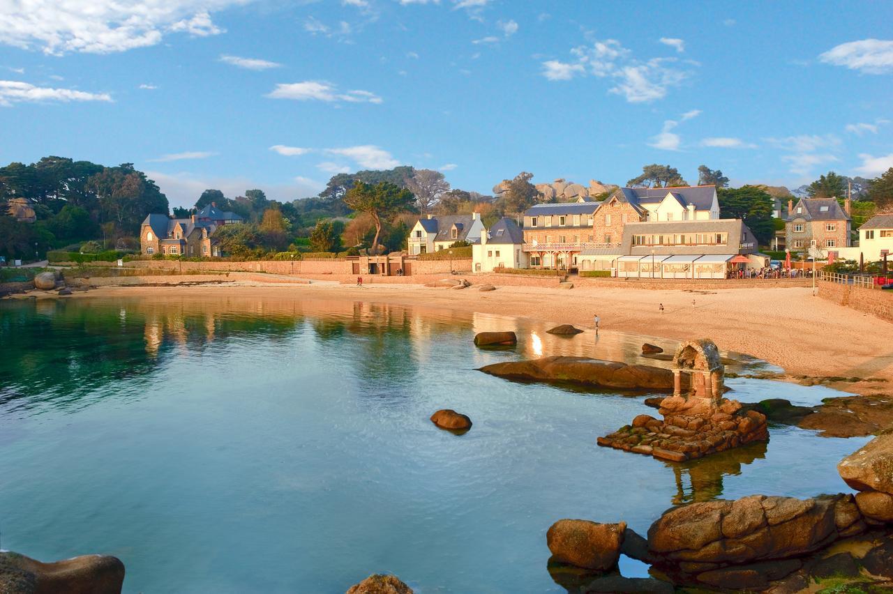 Logis Hotel Saint Guirec Et De La Plage Perros-Guirec Exterior photo